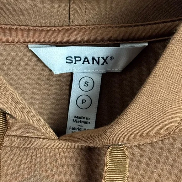 SPANX Airessentials Cinched Hoodie - Cocoa sz S - Picture 7 of 7